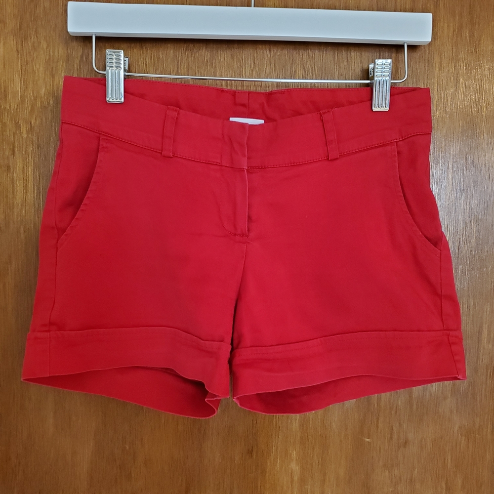 Y2K Low-Rise Shorts, Suzy SHEIR, RED